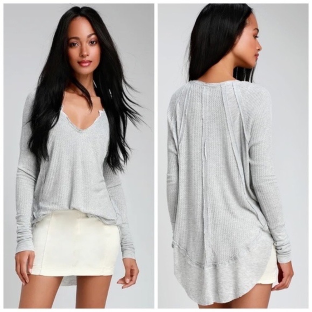 Free People Catalina V Neck Thermal - Picture 2 of 9